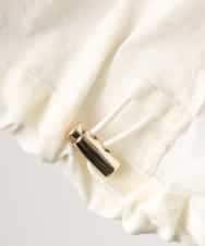 FMJGD12380 MICHEL KLEIN(ミッシェルクラン) ナイロンペーパー ノーカラーブルゾン ホワイト