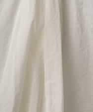 FMJGD12380 MICHEL KLEIN(ミッシェルクラン) ナイロンペーパー ノーカラーブルゾン ホワイト