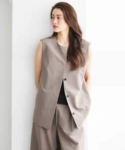 FMJGD13330 MICHEL KLEIN [セットアップ対応]ノーカラージレ