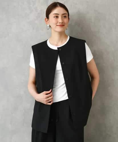 FMJGD13330 MICHEL KLEIN [セットアップ対応]ノーカラージレ