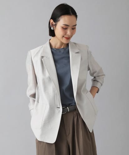 FMJGD21330 MICHEL KLEIN リラクシ―テーラードジャケット