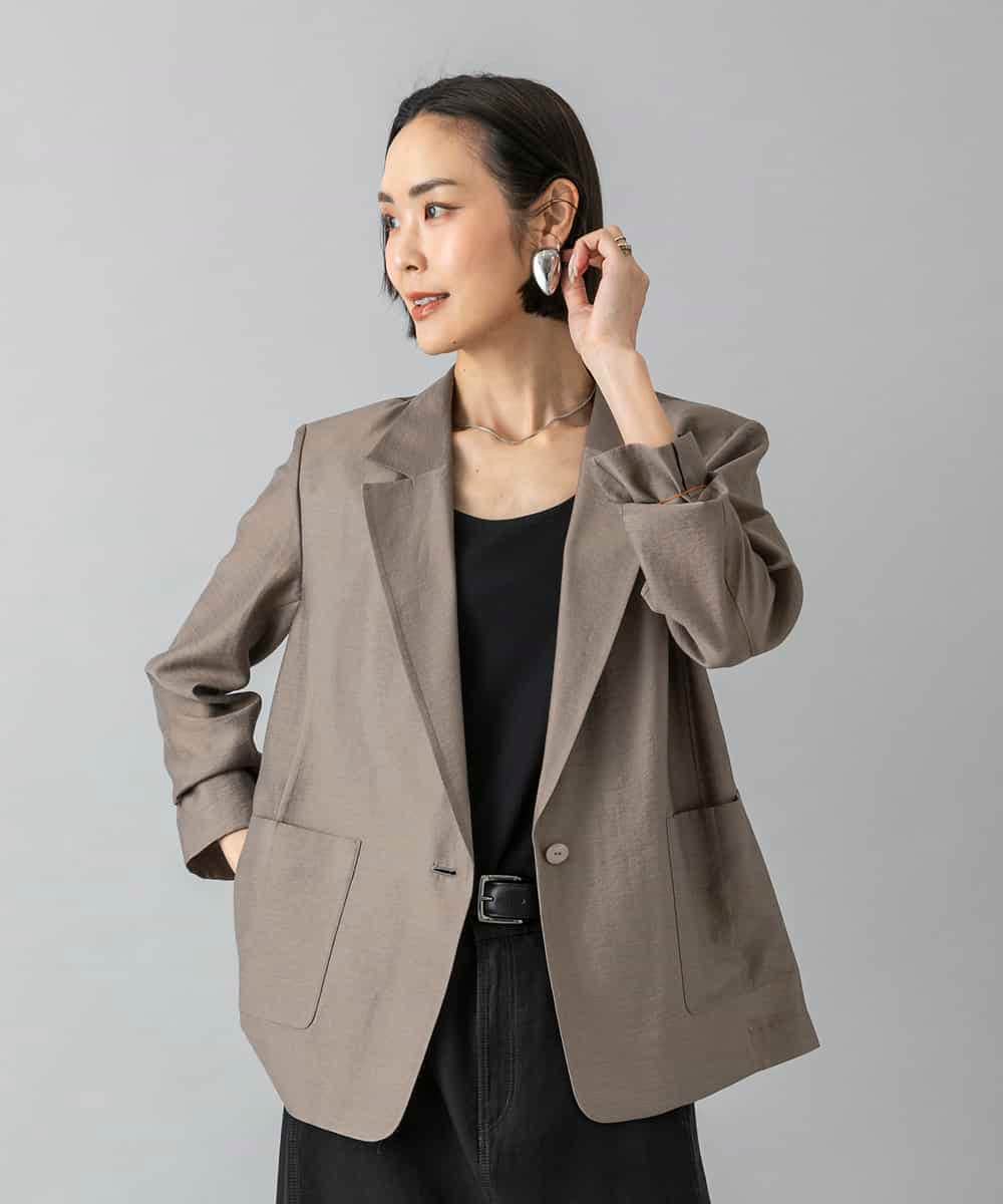 FMJGD21330 MICHEL KLEIN リラクシーテーラードジャケット