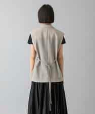 FMJGD23340 MICHEL KLEIN(ミッシェルクラン) リネンライクジレ ベージュ