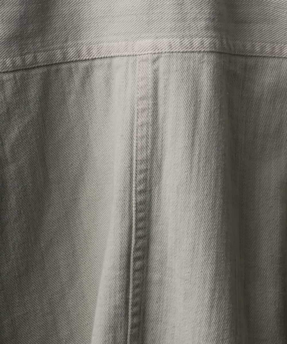 FMJGE01490 MICHEL KLEIN(ミッシェルクラン) [セットアップ対応]デニムダブルポケットブルゾン ライトグレー