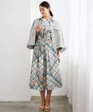 FMJGE01490 MICHEL KLEIN(ミッシェルクラン) [セットアップ対応]デニムダブルポケットブルゾン ライトグレー