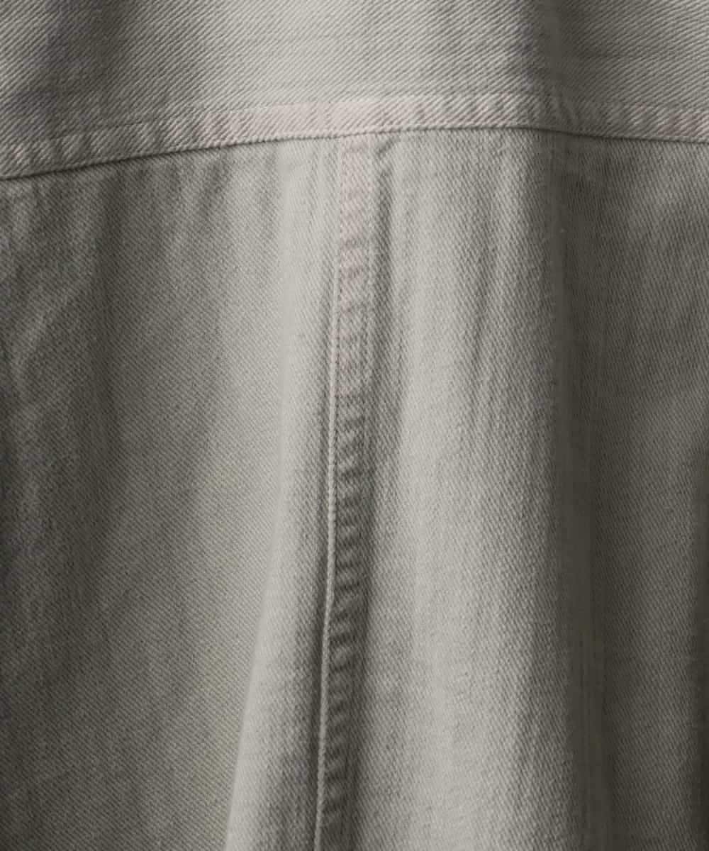 FMJGE01490 MICHEL KLEIN(ミッシェルクラン) [セットアップ対応]デニムダブルポケットブルゾン ライトグレー