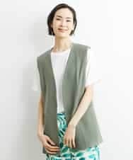 FMJGS47270 MICHEL KLEIN(ミッシェルクラン) カラミノーカラージレ カーキ(36)