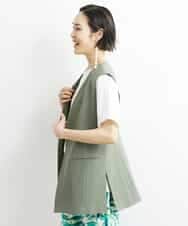 FMJGS47270 MICHEL KLEIN(ミッシェルクラン) カラミノーカラージレ カーキ(36)