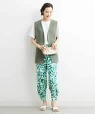FMJGS47270 MICHEL KLEIN(ミッシェルクラン) カラミノーカラージレ カーキ(36)