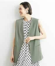 FMJGS47270 MICHEL KLEIN(ミッシェルクラン) カラミノーカラージレ カーキ(36)