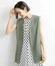 FMJGS47270 MICHEL KLEIN(ミッシェルクラン) カラミノーカラージレ カーキ(36)