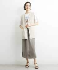 FMJGS47270 MICHEL KLEIN(ミッシェルクラン) カラミノーカラージレ カーキ(36)