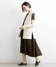 FMJGS47270 MICHEL KLEIN(ミッシェルクラン) カラミノーカラージレ カーキ(36)