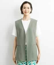 FMJGS47270 MICHEL KLEIN(ミッシェルクラン) カラミノーカラージレ カーキ(36)