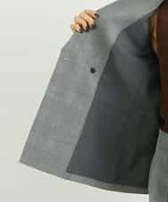 FMJGT27330 MICHEL KLEIN(ミッシェルクラン) [セットアップ対応]グレンチェックダブルブレストジャケット(背抜き) ライトグレー(91)