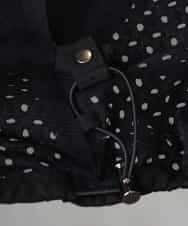 FMJHA18310 MICHEL KLEIN(ミッシェルクラン) [セットアップ対応]エンブロイダリーレースブルゾン ブラック