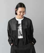 FMJHD04320 MICHEL KLEIN(ミッシェルクラン) [セットアップ対応]メッシュブルゾン ブラック