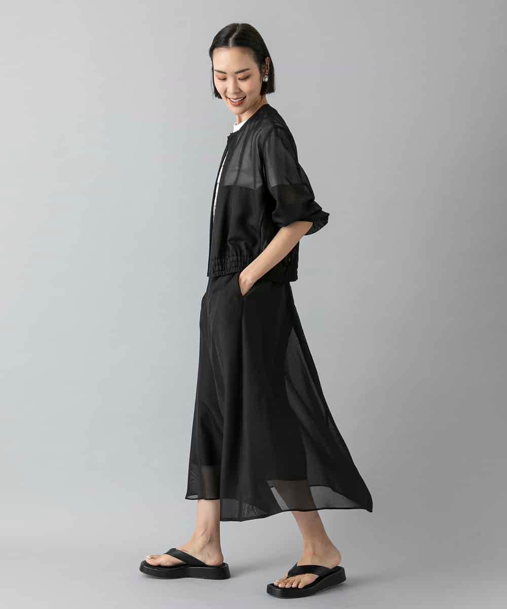 FMJHD04320 MICHEL KLEIN(ミッシェルクラン) [セットアップ対応]メッシュブルゾン ブラック