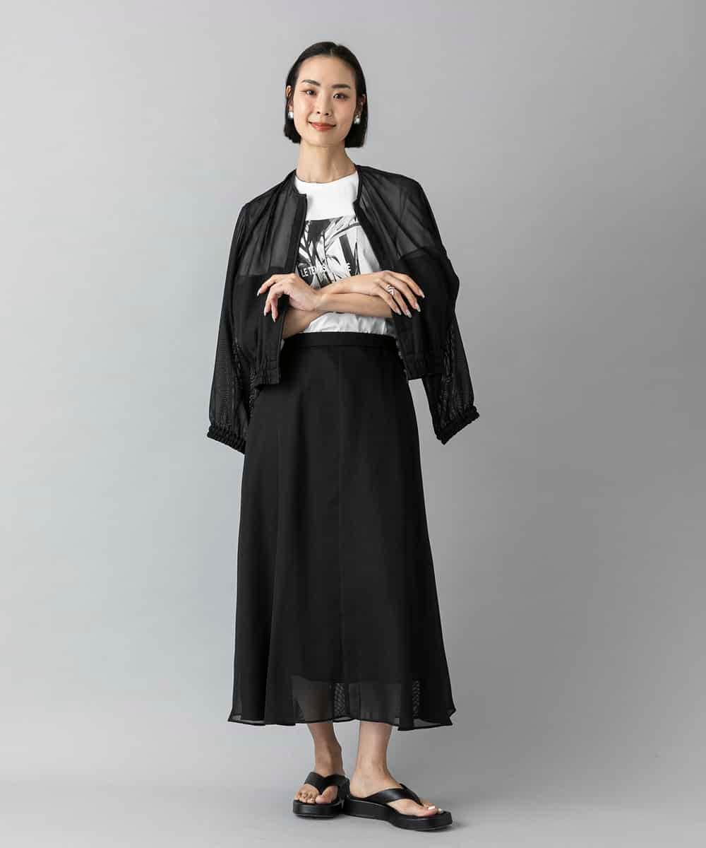FMJHD04320 MICHEL KLEIN(ミッシェルクラン) [セットアップ対応]メッシュブルゾン ブラック