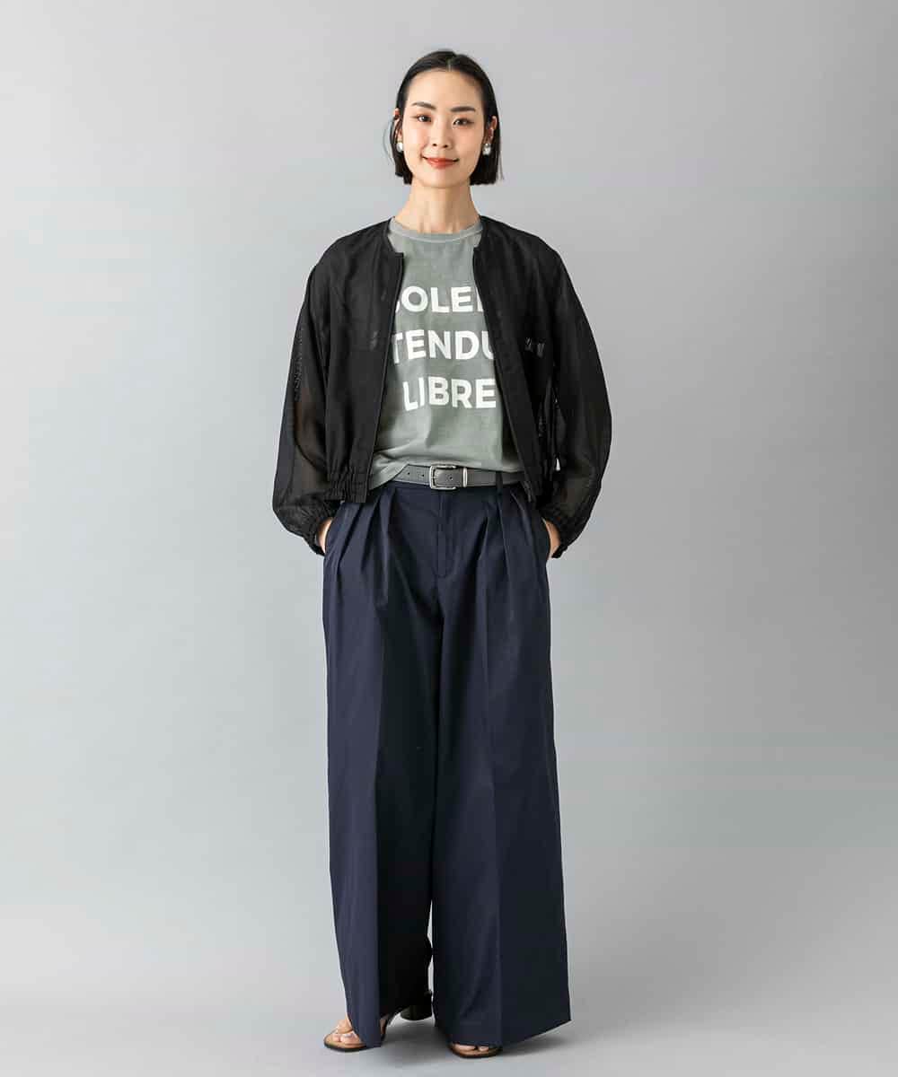 FMJHD04320 MICHEL KLEIN(ミッシェルクラン) [セットアップ対応]メッシュブルゾン ブラック