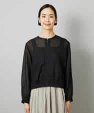 FMJHD04320 MICHEL KLEIN(ミッシェルクラン) [セットアップ対応]メッシュブルゾン ブラック