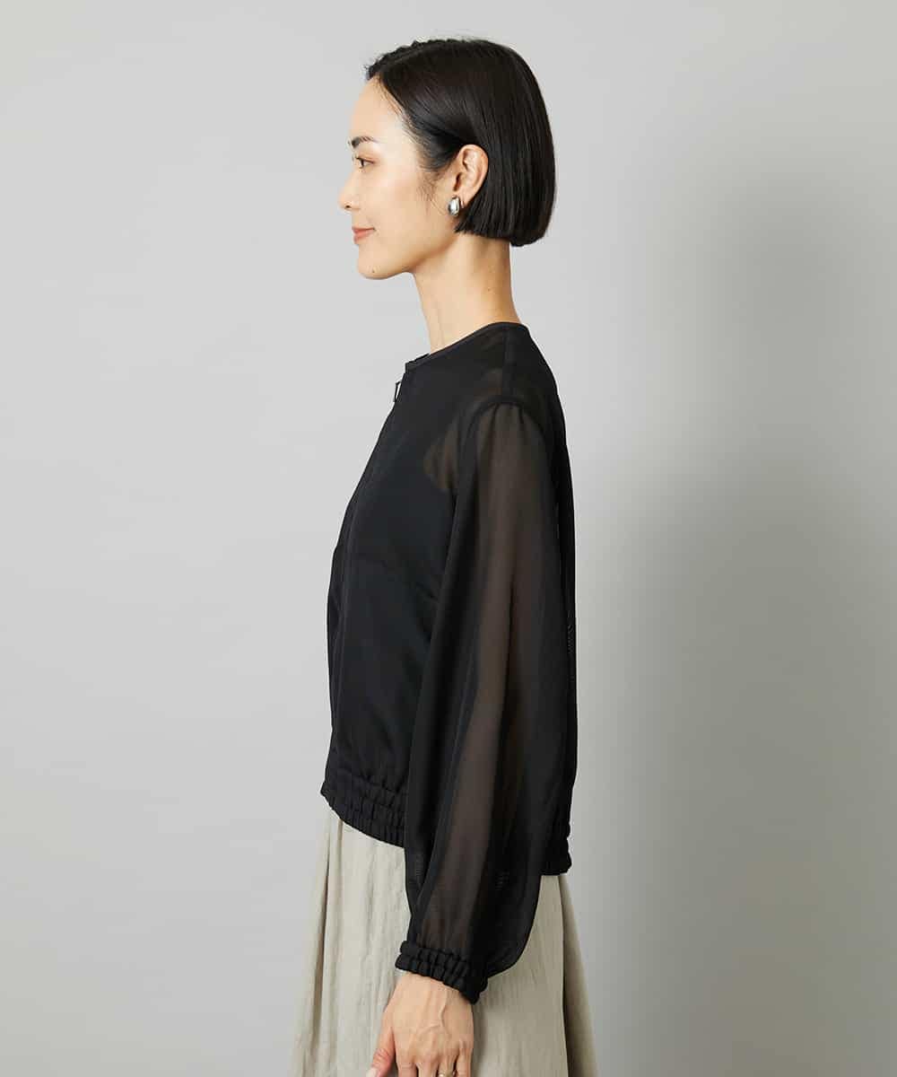 FMJHD04320 MICHEL KLEIN(ミッシェルクラン) [セットアップ対応]メッシュブルゾン ブラック
