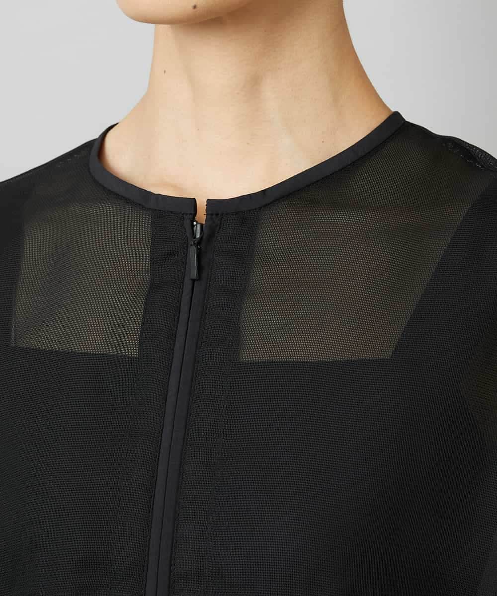 FMJHD04320 MICHEL KLEIN(ミッシェルクラン) [セットアップ対応]メッシュブルゾン ブラック