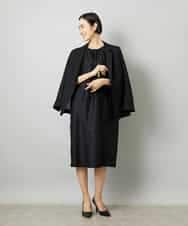 FMJHD11330 MICHEL KLEIN(ミッシェルクラン) シアーテーラードジャケット ブラック