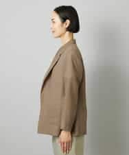 FMJHD11330 MICHEL KLEIN(ミッシェルクラン) シアーテーラードジャケット ブラック