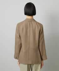 FMJHD11330 MICHEL KLEIN(ミッシェルクラン) シアーテーラードジャケット ブラック