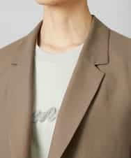 FMJHD11330 MICHEL KLEIN(ミッシェルクラン) シアーテーラードジャケット ブラック