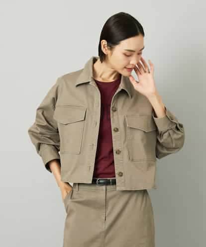 FMJJA30260 MICHEL KLEIN [セットアップ対応]チノダブルポケットブルゾン