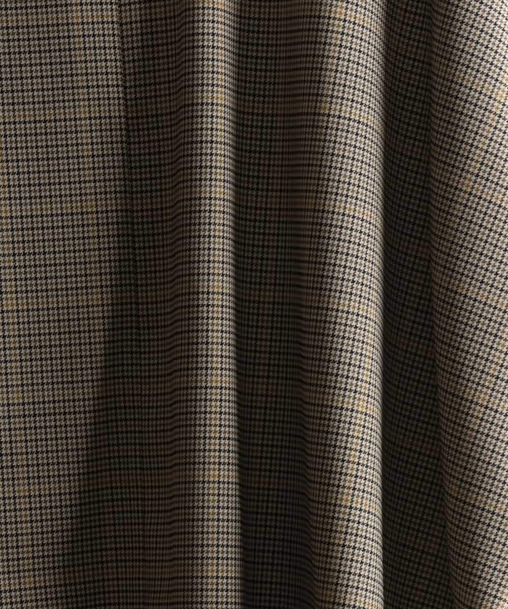 FMJJD01380 MICHEL KLEIN(ミッシェルクラン) マイクロチェックケープジャケット イエロー