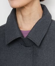 FMJJD02380 MICHEL KLEIN(ミッシェルクラン) ラメデニムライクケープジャケット ネイビー