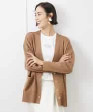 FMKAA40150 MICHEL KLEIN(ミッシェルクラン) [ドラマ着用]ロングスリーブロゴTシャツ ベージュ