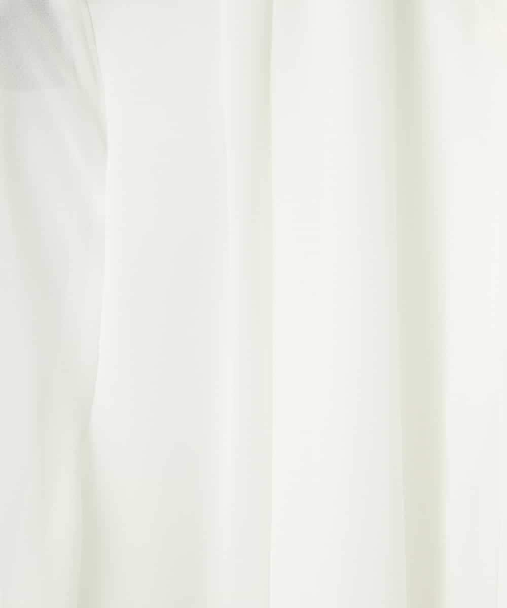 FMKAD02170 MICHEL KLEIN(ミッシェルクラン) ボウタイ付き2WAYブラウソ― ライトグレー