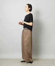 FMKAD15150 MICHEL KLEIN(ミッシェルクラン) クリーンフォルムTシャツ ライトグレー