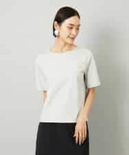 FMKAD15150 MICHEL KLEIN(ミッシェルクラン) クリーンフォルムTシャツ ライトグレー
