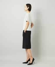 FMKAD15150 MICHEL KLEIN(ミッシェルクラン) クリーンフォルムTシャツ ライトグレー