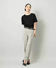FMKAD15150 MICHEL KLEIN(ミッシェルクラン) クリーンフォルムTシャツ ライトグレー