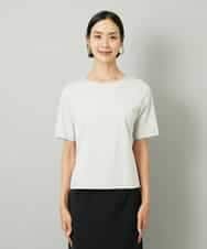 FMKAD15150 MICHEL KLEIN(ミッシェルクラン) クリーンフォルムTシャツ ライトグレー