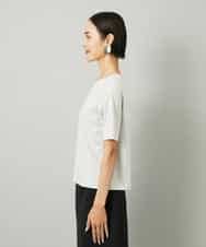 FMKAD15150 MICHEL KLEIN(ミッシェルクラン) クリーンフォルムTシャツ ライトグレー