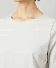 FMKAD15150 MICHEL KLEIN(ミッシェルクラン) クリーンフォルムTシャツ ライトグレー