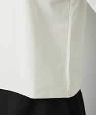 FMKAD15150 MICHEL KLEIN(ミッシェルクラン) クリーンフォルムTシャツ ライトグレー