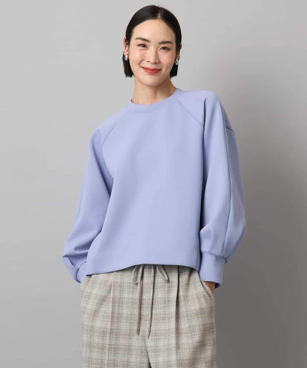 FMKAD20180 MICHEL KLEIN(ミッシェルクラン) ダンボールジャージプルオーバー ラベンダー