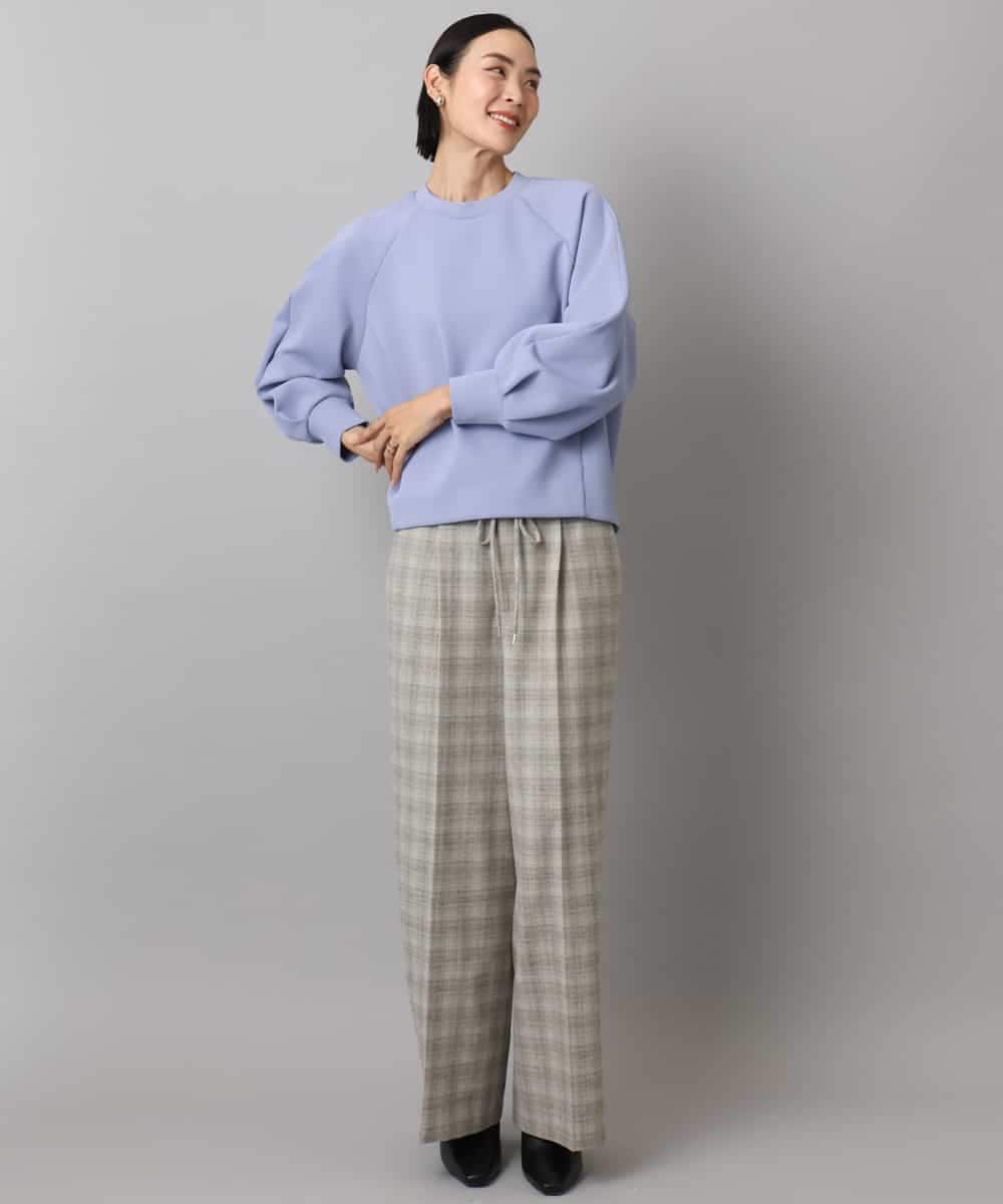 FMKAD20180 MICHEL KLEIN(ミッシェルクラン) ダンボールジャージプルオーバー ラベンダー