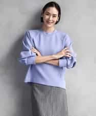 FMKAD20180 MICHEL KLEIN(ミッシェルクラン) ダンボールジャージプルオーバー ラベンダー