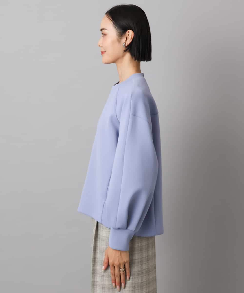 FMKAD20180 MICHEL KLEIN(ミッシェルクラン) ダンボールジャージプルオーバー ラベンダー