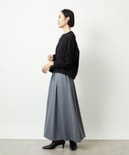 FMKAD20200 MICHEL KLEIN(ミッシェルクラン) ダンボールジャージプルオーバー ブラック