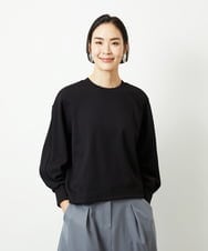 FMKAD20200 MICHEL KLEIN(ミッシェルクラン) ダンボールジャージプルオーバー ブラック